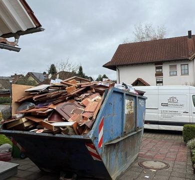 Container und Entsorgung von Bauschutt und Sperrmüll